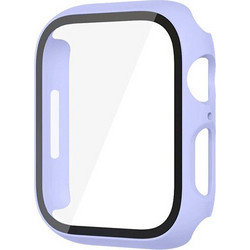 Προστατευτική Θήκη με Τζαμάκι για Apple Watch - 44mm - Λιλά