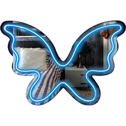 ΚΑΘΡΕΦΤΗΣ NEON LED ΠΕΤΑΛΟΥΔΑ ΜΠΛΕ 35X23.8ΕΚ MOOD (580477)