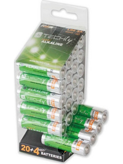 Techly Alkaline AA 24τμχ