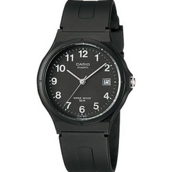 Casio Ανδρικό Ρολόι με Μαύρο Καουτσούκ Λουράκι MW-59-1B