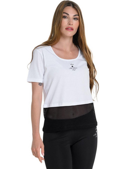 Target Γυναικεία κοντομάνικη μπλούζα Single Jersey & Mesh ''Cherry'' S25-65264-01