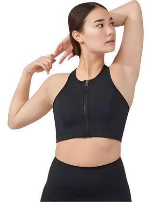 Manduka Action Bra - Γιόγκα T-shirt Top με φερμουάρ - Small