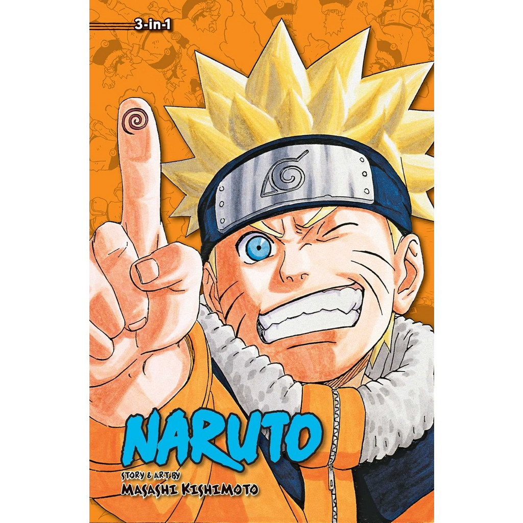 Naruto (3-in-1 Edition), Vol. 8