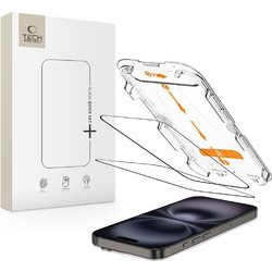 Tech-Protect Quick Set+ 2-pack iPhone 15 / 16 Black