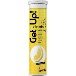 Uplab Get Up Vitamin C 1000mg Lemon 20 Αναβράζοντα Δισκία