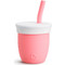 Munchkin C’est Silicone! Training Cup with Straw Pink 118ml