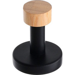 Estia ESTIA ΚΡΕΜΑΣΤΡΑ ΕΠΙΤΟΙΧΙΑ BAMBOO ESSENTIALS ΜΟΝΗ ΜΕΤΑΛΛΙΚΗ ΜΑΥΡΗ