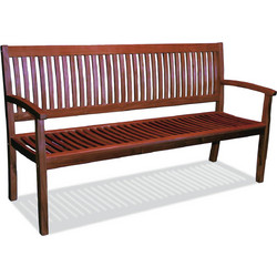 Ξύλινος Καναπές 3 Θέσεων ,158 x 62 x 88(h)cm ,Acacia Wood Lianos - Lianos