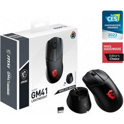 MSI Clutch GM41 V2 Ενσύρματο Gaming Ποντίκι RGB 16000 DPI Black