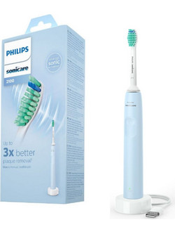 Philips Sonicare 2100 HX3651/12 Light Blue Ηλεκτρική Οδοντόβουρτσα