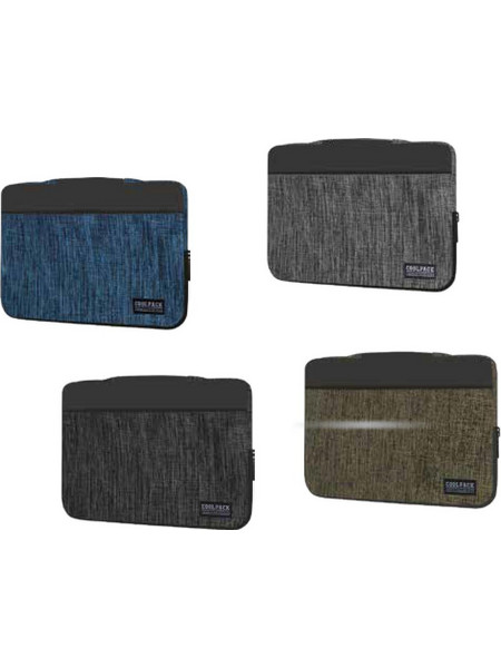 COOLPACK ΤΣΑΝΤΑ LAPTOP SATURN 40x28x3cm ΛΑΔΙ/MΑΥΡΟ SNOW