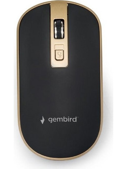 Gembird MUSW-4B-06-BG Ασύρματο Ποντίκι Black Gold