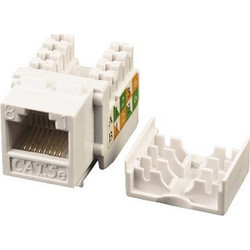 Masterlan LY-KJ5-18 self-tapping keystone UTP Cat.5e, white, upper terminal block