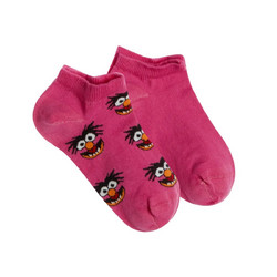 FMS Παιδικές Κάλτσες Sneaker Muppet Beaker - 2 Ζεύγη, Χρώμα Φούξια