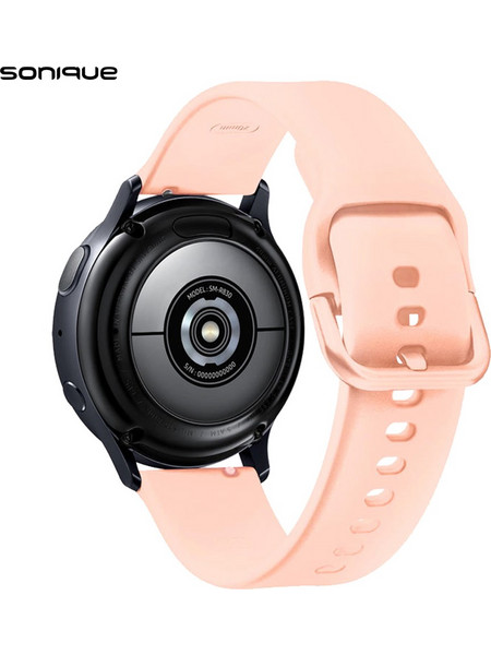 Sonique Soft Λουράκι Σιλικόνης Pink (Universal 22mm)
