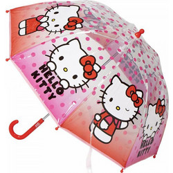 496941 ΟΜΠΡΕΛΑ ΦΟΥΣΚΑ PVC 45ΕΚ ΜΕ ΑΝΟΙΓΜΑ 71ΕΚ HELLO KITTY