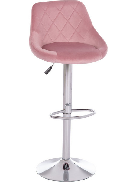 ΣΚΑΜΠΟ ΜΠΑΡ ROSE HM204.42 ΜΕ ΑΜΟΡΤΙΣΕΡ ΧΡΩΜΙΟΥ & ΣΑΠΙΟ ΜΗΛΟ ΒΕΛΟΥΔΟ 48x45x105Υεκ