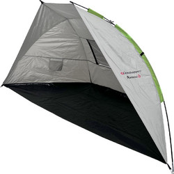 Grasshoppers Nassau Αυτόματη Τέντα Παραλίας 2 Ατόμων Ασημί 250x120x120cm