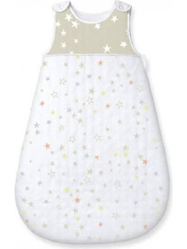 KikkaBoo Υπνόσακος Stars White Beige 0-6m