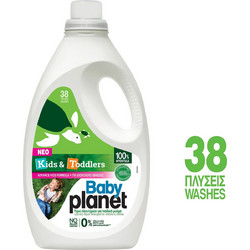 Baby Planet Kids & Toddlers Βρεφικό Υγρό Απορρυπαντικό Ρούχων Χωρίς Άρωμα 2204ml