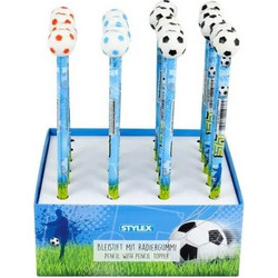 STYLEX ΜΟΛΥΒΙ ME ΓΟΜΑ TOPPER SOCCER BALL 4 ΣΧΕΔΙΑ