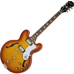 Epiphone Riviera Ηλεκτρική Κιθάρα Semi-Hollow με Μαγνήτες HH & Ταστιέρα Indian Laurel Royal Tan