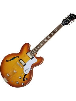Epiphone Riviera Ηλεκτρική Κιθάρα Semi-Hollow με Μαγνήτες HH & Ταστιέρα Indian Laurel Royal Tan