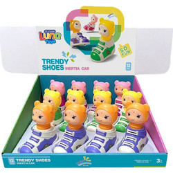 497046 ΠΑΠΟΥΤΣΙ FRICTION LUNA TOYS 10,6X5,4X11,6ΕΚ. 6 ΣΧΕΔΙΑ ΣΕΤ 12 ΤMX (ΣΕΤ 12 ΤΕΜΑΧΙΩΝ)
