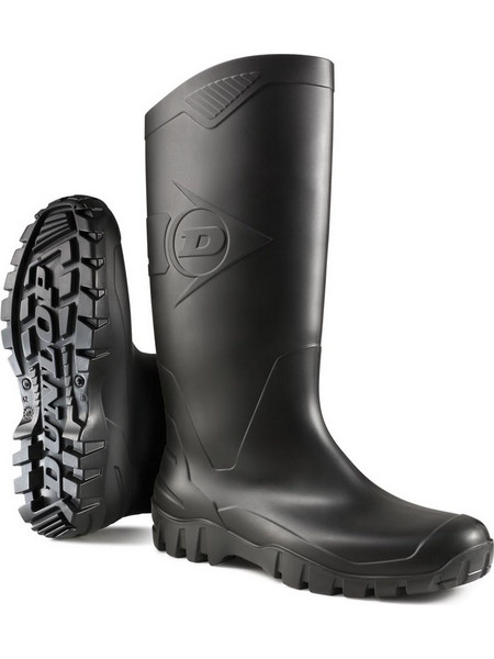Dunlop Dane Γαλότσες Εργασίας Γονάτου Μαύρες K600011