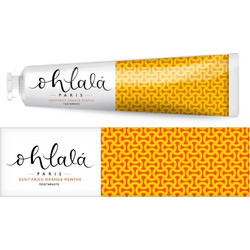 Ohlala Paris Orange & Mint Οδοντόκρεμα για Προστασία Ούλων κατά της Πλάκας 75ml
