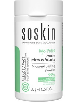 Soskin Age Detox Micro-Exfoliating Powder Ενζυμικό Peeling Προσώπου 30gr
