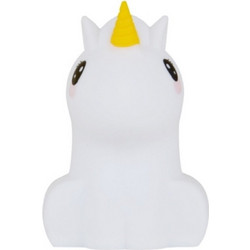 Παιδικό Φωτάκι Νυκτός Kiddoboo RainbowTap Unicorn Μονόκερος από Σιλικόνη με Έγχρωμο Φωτισμό LED - White (KBJL323)