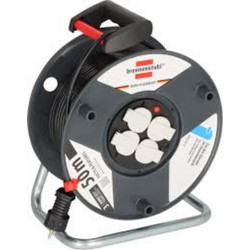 Brennenstuhl Garant Μπαλαντέζα 4 Θέσεων με Καλώδιο 50m/ H05VV-F/ 3G1,5 Black
