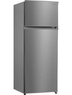 Inventor INVMS207A2I Δίπορτο Ψυγείο Υ143xΠ55xΒ55cm Inox