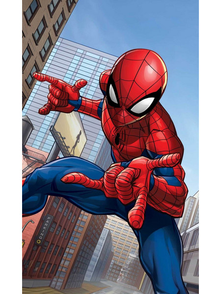 Spiderman City Glider Hand towel, Face towel 30x50 cm