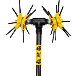 Yamastik Diablo 4x4 CF Brushless DICF20BL Ελαιοραβδιστικό Μπαταρίας Αχινός 800W 15V με Κοντάρι Carbon 2m 1.6kg