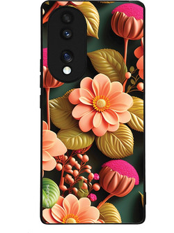 Sonique 3D Flower Series Θήκη (Honor 70 5G) Σομόν