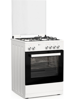 Thermogatz TGS 3511 WH 04.401.064 Κουζίνα Ηλεκτρική 60lt με Εστίες Αερίου & Ρεύματος 60cm