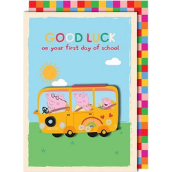 ΕΥΧΕΤΗΡΙΑ ΚΑΡΤΑ GOOD LUCK ON YOUR FIRST DAY OF SCHOOL