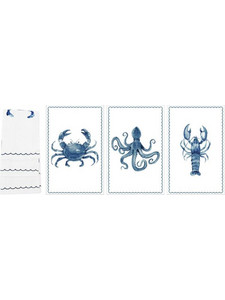 Πετσέτα κουζίνας SEALIFE 100% cotton 45x65cm σ/3