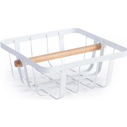 Nef-Nef Homeware Πετσετοθήκη Μεταλλικό Sezen 20x20x8 White