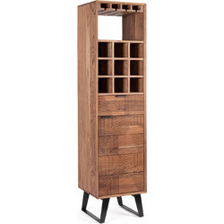 Bizzotto Isar Κάβα Ξύλινη Καφέ 45x40x180