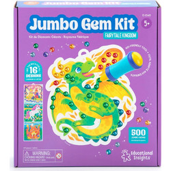 Educational Insights Jumbo Gem Kit Fairytale Kingdom - Διακοσμώ Εικόνες με Διαμάντια (5+ ετών) EI-1540