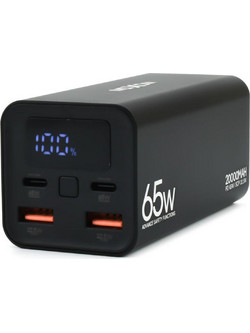 Moxom Mini MX-PB72 Power Bank 20000mAh 65W με 2 Θύρες USB-A & 2 Θύρες USB-C Power Delivery Black