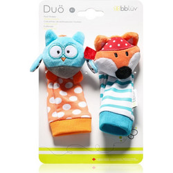 BBLUV Duo κάλτσες κουδουνίστρα Owl / Fox 2 τμχ