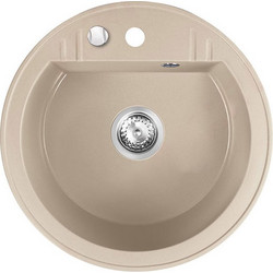 FERRO DRGM1/51SA O Νεροχύτης Στρογγυλός Inox 51cm