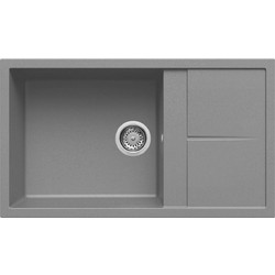Elleci Unico 410 Ένθετος Νεροχύτης Γρανίτη Titanium 86x50cm