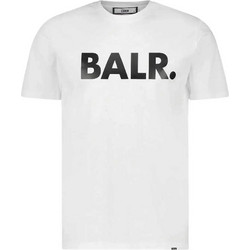 BALR. BRAND STRAIGHT T-SHIRT ΜΠΛΟΥΖΑ B1112.1048.906-BRIGHT WHITE
