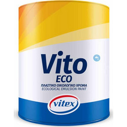 Vitex Vito Eco Οικολογικό Πλαστικό Χρώμα Εσωτερικού Χώρου Βάση W 1lt