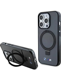 BMW Ring Stand M Collection MagSafe Θήκη Black (iPhone 15 Pro)